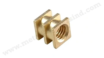 Brass Square Inserts Brass Square Inserts