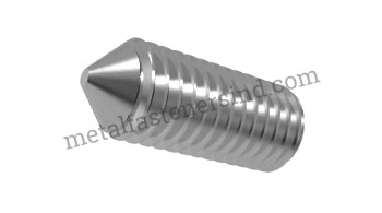 Metric Cone Point DIN 914 / ISO 4027 M10-1.5 X 20mm 200 pcs Hex Socket Set Screws A4 Stainless Steel 